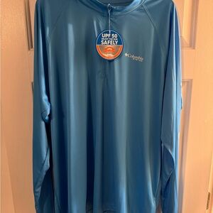 Columbia Men's Blue Quarter Zip